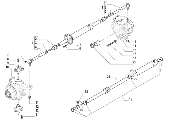 Steering Unit Loader Machine Parts SP115987