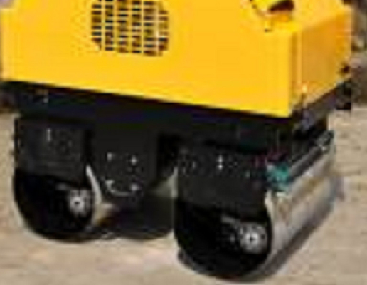 YL301C 810kg Road Construction Roller , Double Drum Remote Control Vibratory Roller