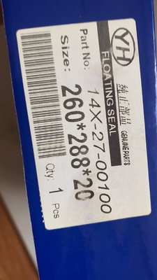 LiuGong 14X27-00100 Floating Seal 260*288*20 For Hydraulic Parts preventing leakage