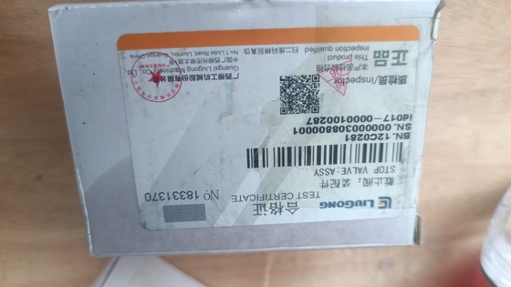 STOP VALVE ASSY 12C0281For Liugong Excavator CLG920 CLG922 CLG923 CLG925 Excavator Filter